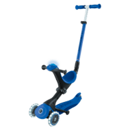 GLOBBER skrejritenis Go Up Deluxe Flash Lights, tumši zils, 748-600