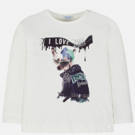 MAYORAL T-krekls cream 7C 7014-10 14