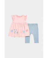 MOTHERCARE kleita ar īsam piedurknēm + legini, EB500