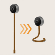LIONELO monitors BABYLINE SMART, Black