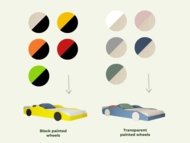 BENLEMI bērnu gulta-auto DRIFTY, 80x160 cm., Yellow/Black, JP-0061/80X160-ZLU