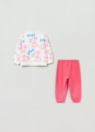 OVS GIRL9-36M JOGGING L/S 2M 30-36 WHITE/PINK 001823685