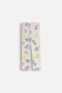 COCCODRILLO leggingi HAPPY PUPPY GIRL NEWBORN, krēmveida, ZC5122104HGN-002-086, 86 cm