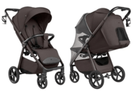 CARRELLO ratiņi BRAVO LITE DELUXE, Supreme Brown, CRL-5529