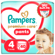 PAMPERS autiņbiksītes-biksītes Premium Pants, 4 izmērs, 9-15kg, 114 vnt., 80895119