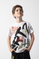 COCCODRILLO t-krekls SPORTS BOY JUNIOR, balts, cm