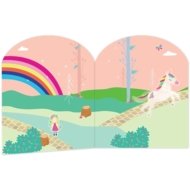 FLOSS AND ROCK Komplekts ar atkārtoti lietojamām uzlīmēm, Varavīksnes feja, 48P6036