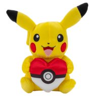POKEMON plīša rotaļlieta Pikachu ar Poké Ball, 20 cm, 97793