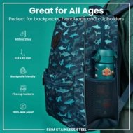 ION8 nerūsējošā tērauda ūdens pudele, Automobiles, 600 ml., I8SS600PAAUTO