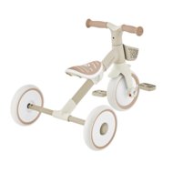 GLOBBER mācību trīsritenis Learning Trike 2in1 Plus, kokosriekstu, 737-466