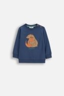 COCCODRILLO t-krekls FOREST FRIENDS BOY NEWBORN, zils, ZC5143103FBN-015-080, 80 cm