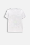 COCCODRILLO t-krekls ar īsam piedurknēm, balti, WC6143217VBB-001-122, 122 izmērs