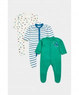 MOTHERCARE zīdaiņu kombinezons, 3 gab., EB790