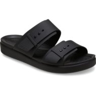 CROCS sandales BROOKLYN BUCKLE LOW melni, 211215-001 38,5 izmērs