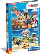 CLEMENTONI PAW PATROL puzle, 2x60 gab., 21623