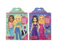 BESTIES radošā grāmatiņa "Fashion designer book", sortiments., 140007