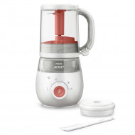 PHILIPS AVENT ēdiena blenderis un tvaicētājs 4in1 Red N1 SCF881/01