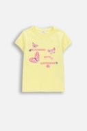 COCCODRILLO t-krekls ar īsam piedurknēm, dzelteni, WC6143201FGK-004-122