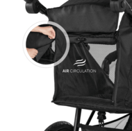 HAUCK ratiņi RUNNER 2, Black, 274200