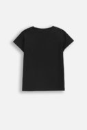 COCCODRILLO t-krekls RAVE GIRL KIDS, melns, cm