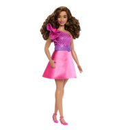 BARBIE Fashionistas lelle rozā disko kleitā, HRH22