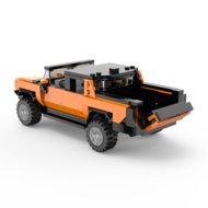 RASTAR 1:30 saliekams automašīnas modelis "Hummer EV", sortiments, oranžs/dzeltens, 454 daļas, 93700