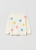 OVS GIRL9-36M TRICOT 2H 9-12 WHITE 001844202