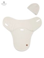 MIMINU ietinamais audums LEO, Strip, TOG 0,5-1, Beige