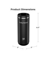 BABY BREZZA pārnēsājamais sildītājs, melns