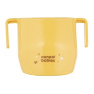 CANPOL BABIES treniņkrūzīte ar rokturiem, dzeltena, 74/060_yel