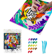 SPLAT PLANET clay painting Tiger, SP46901