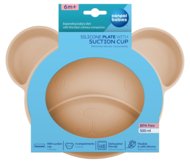 CANPOL BABIES Silikona šķīvis ar piesūcekni, BEAR, 51/401_bei