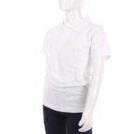 MAMAJUM polo ar īsam piedurknēm 10-000005, balts, 158/164 cm
