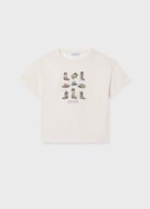 MAYORAL t-krekls ar īsam piedurknēm, bone, 6.005-89, 157  cm