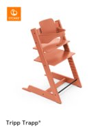 STOKKE barošanas krēsliņš TRIPP TRAPP, Terracotta, 100140
