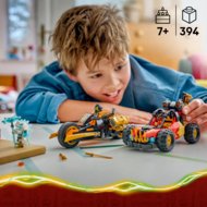 71864 LEGO® NINJAGO® Kai un Cole kombinētie transportlīdzekļi