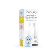 INNOGIO Rezerves uzgaļi zobu birstei 2 gab. GIOgiraffe/GIOrabbit, GIO-450BHB