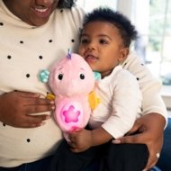 BABY EINSTEIN nomierinoša plīša rotaļlieta Seahorse Soother, rozā, 17400-013