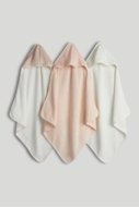 MOTHERCARE bērnu dvielis, 3 gab., rozā, AU87701, 75x75 cm