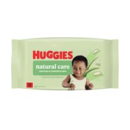 HUGGIES mitrās salvetes NATURAL CARE PLASTIC FREE, 48 gab., 2430940