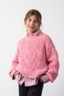 COCCODRILLO džemperis CRAFT PUNK GIRL JUNIOR, rozā, ZC5172501CGJ-007-128, 128 cm