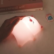 INNOGIO silikona naktslampiņa, GIOsleepy Piggy, GIO-144