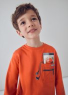 MAYORAL t-krekls ar garām piedurknēm, orange, 4.078-88, 10 cm