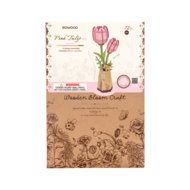 ROWOOD Koka konstruktors Sārtā Tulpe, TW082