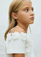 MAYORAL t-krekls ar īsam piedurknēm, natural, 6.003-95, 140 cm