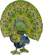 MAKEBUG 3D papīra puzle green peafowl, MB-D-0016