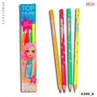 TOPMODEL Neona krāsu zīmuļu komplekts-4 krāsas, 2018, 6399