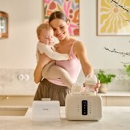 LIONELO pudeļu sildītājs un sterilizators THERMUP DUO, White