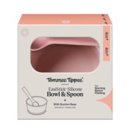 TOMMEE TIPPEE silikona bļoda un karote ar piesūcekņa pamatni, 448747