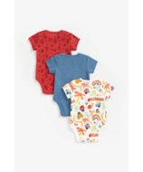 MOTHERCARE bodijs ar īsam piedurknēm, 3 gab., ZA017